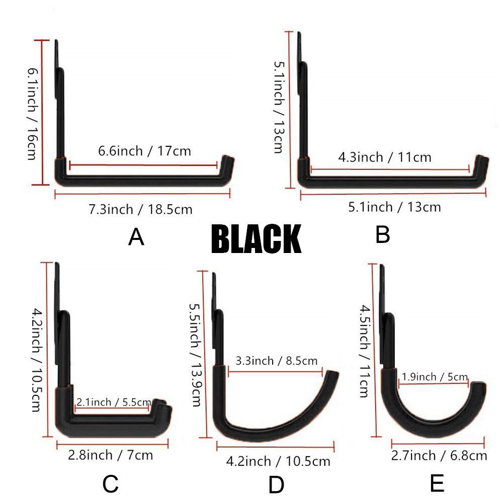 Bike Heavy Duty Steel Hanger Rack Organizer Tool Garage Storage Hooks Wall Mounted Holder