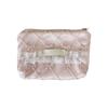 Elegant Floral Lace Trimmed Wallet Small Storage Bag Polyester Stylish Lightweight Carryall For Coin Accessories
