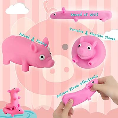 Cute Pink Pig Stress-relieving Figurine, Anxiety Relief Function, Universal Stress-relieving Toy for Children and Adults