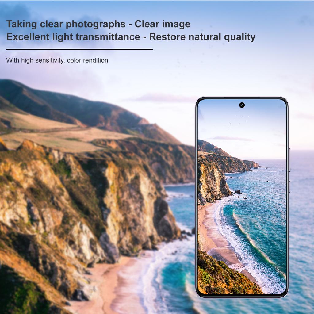IMAK For vivo V50 Lite 5G Tempered Glass Lens Film+Acrylic Cap (Black Version)