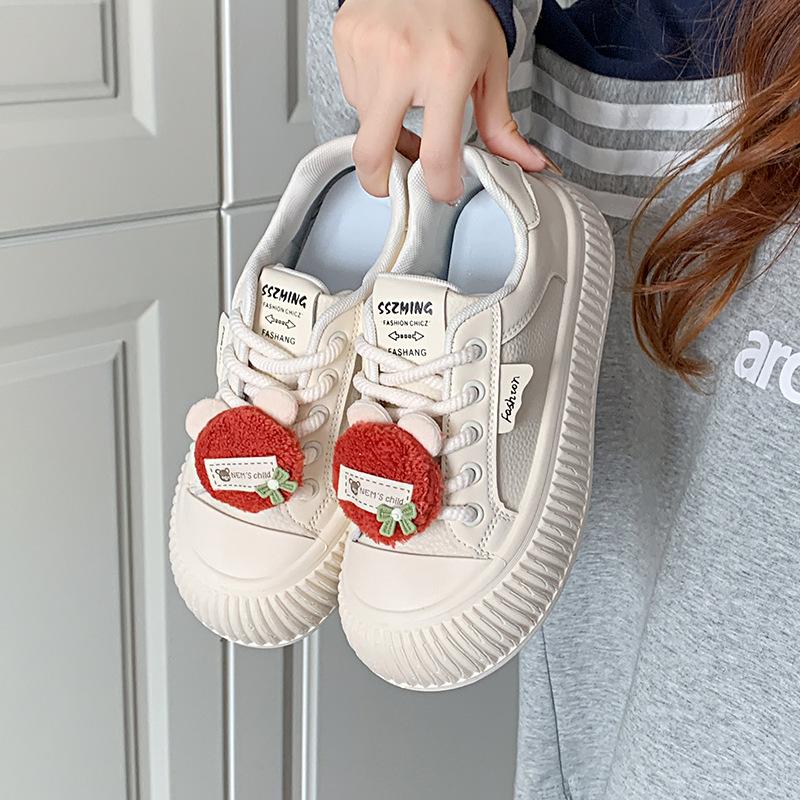 

2025 маленькие белые туфли детские осенние новые корейская версия ins студентки досуг спорт универсальные кеды уличная съемка K182 40