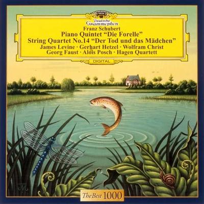 CD LEVINE (JAMES), SCHUBERT, HAGEN QUA - Schubert: Forellkvintetten UCCG5035 Japan ObiKlassisk Begagnad