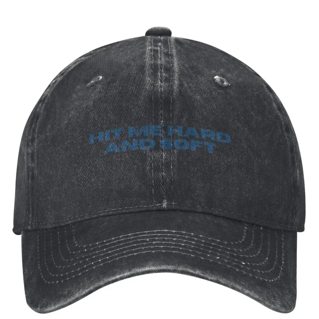 2026 Classic Hit Me Hard And Soft BILLIEs 2024 Baseball Caps Unisex Style Distressed Cotton Snapback Cap Outdoor Workouts Hats C