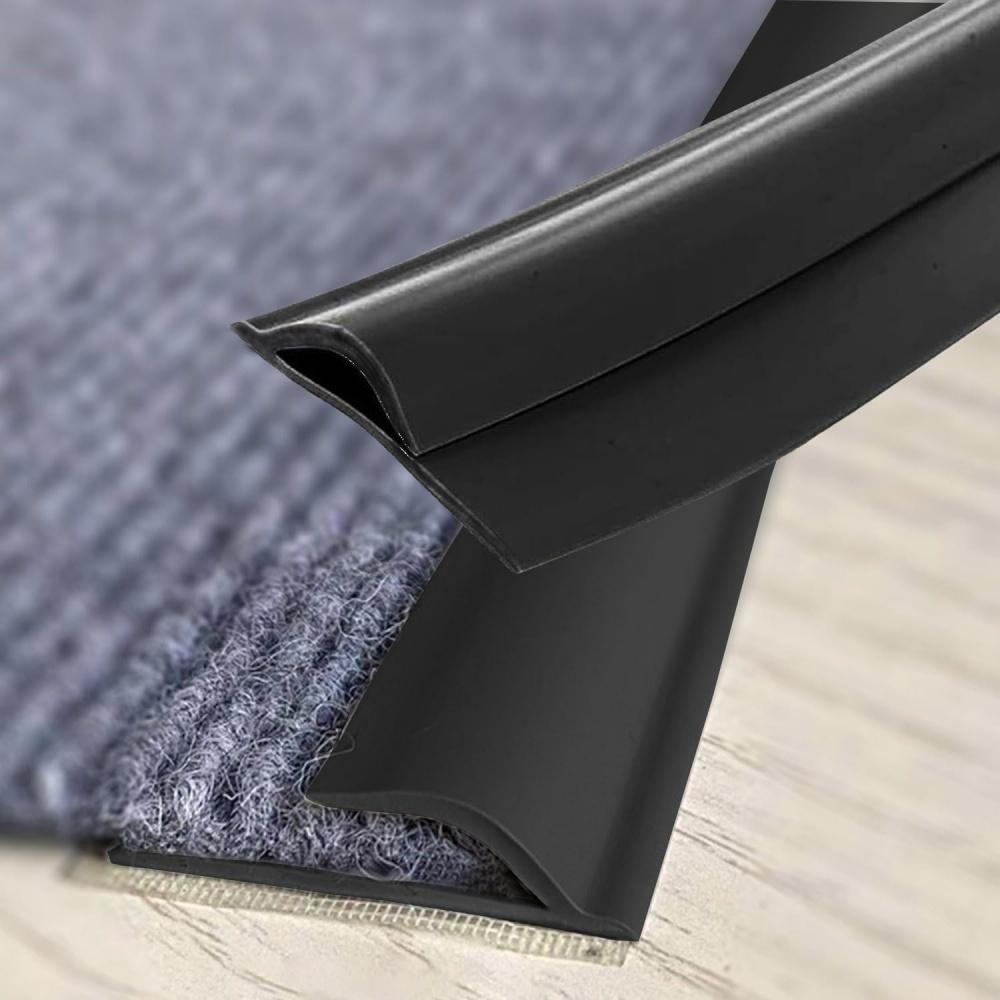 1pc 3meters/118.11in Carpet Edge Trim Strip Cuttable Carpet Transition Strip From Carpet To Tile for Carpet Thickness Within 8mm