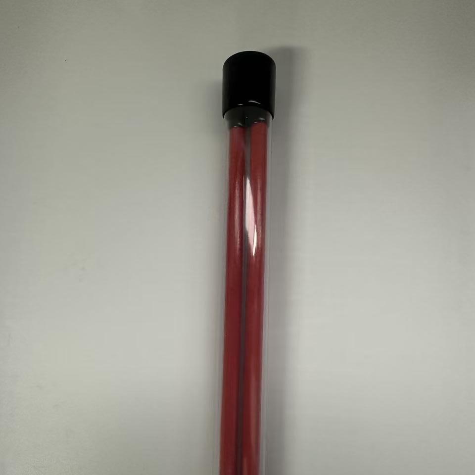 PGM 2 Pcs Golf Alignment Sticks Alignment Rods Direction Indicator Swing Guide Tool with Clear Tube Case for Full Swing Practice