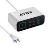 140W Gallium Nitride Fast Charger with TFT Display, PD3.1 Port, Multi-functional, 470W Fast Charging Desktop Charger