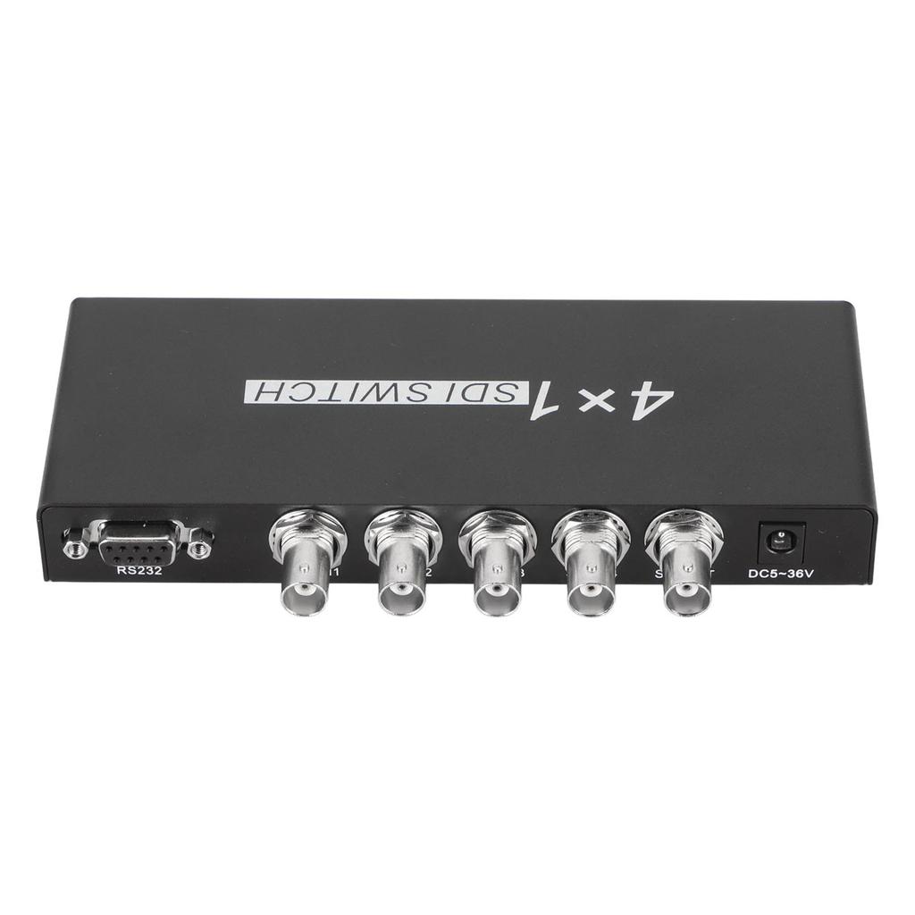 Switcher SDI 4x1 4 wejścia 1 wyjście Rozdzielczość 1080P Switcher SDI 3G HD SD Switcher SDI z pilotem