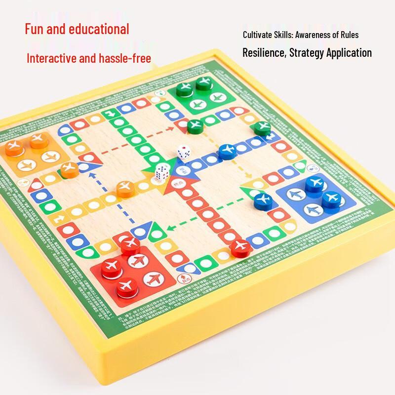 Fengyi 38CM Wooden Multi-Game Chess Board
