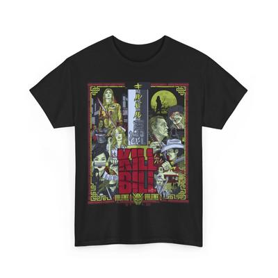 Kill Bill Film Quentin Tarantino 100% Baumwolle T-Shirt Herren T-Shirts Oberteil Unisex Schweres Baumwoll-T-Shirt