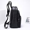 Zaino in Pelle di Mucca di Primo Strato Grande Capacità alla Moda Semplice Casual Pelle Vera Borsa Unisex