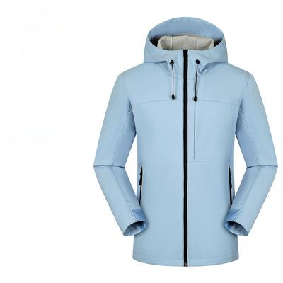 Compound Fleece Jacket New Style Men and Women Fashion Integrated Soft Shell Jacket Couple Windproof Waterproof Jacket