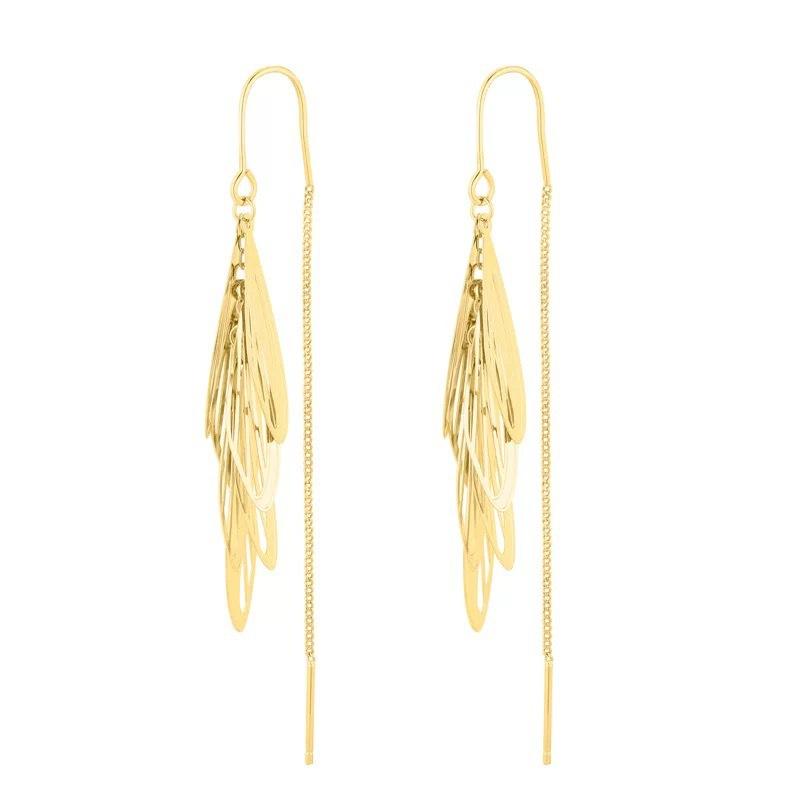 Fashion Tassel Long Drop Earrings Elegant Luxury Dangle Earrings For Women Stylish Statement Ear Jewelry