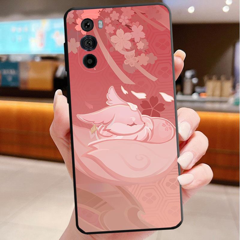 Phone Case For Motorola Edge 50 40 Pro 60 50 40 30 Ultra Neo Fusion Moto G85 G72 G53 G54 G84 G13 G32 Genshin Impact Namecard