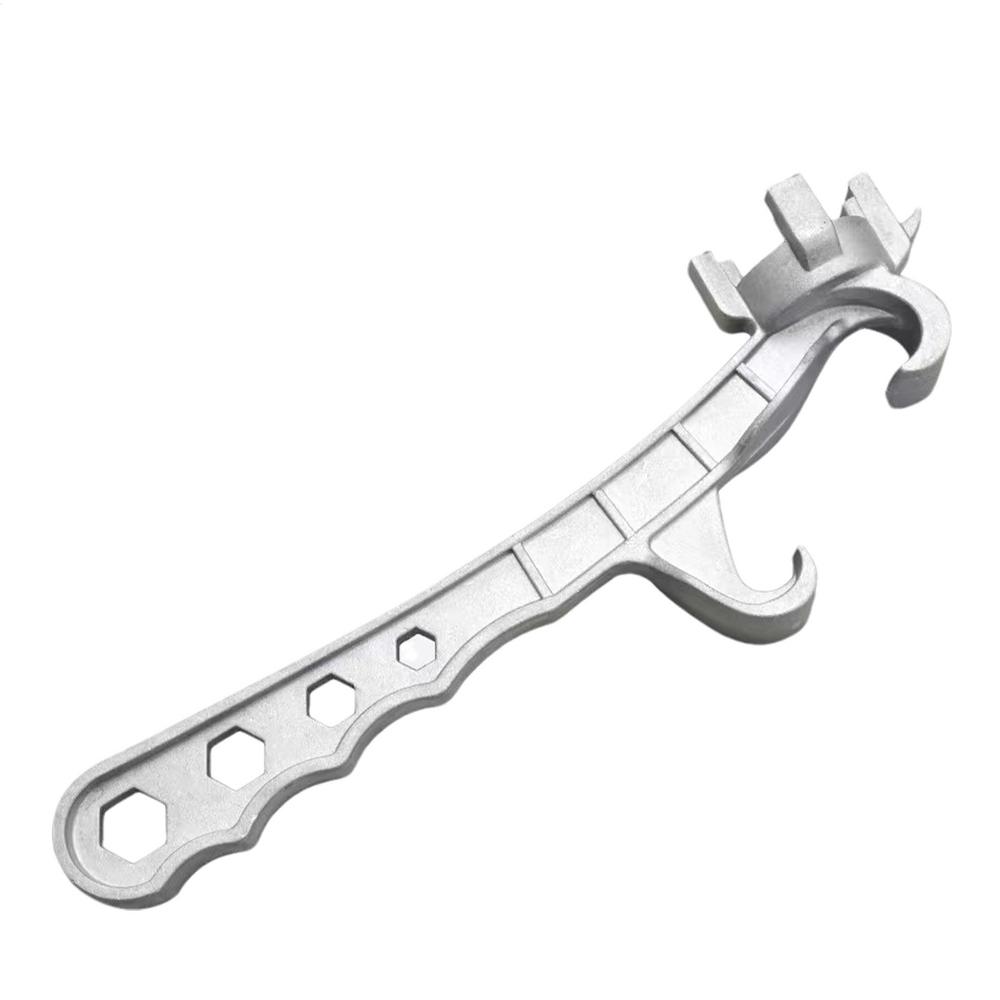 

Металлический консервный нож Инструмент для крышек Серебристый Ключ для крышек ведер Алюминиевый сплав Инструмент для снятия крышек бочек с маслом Домашний ручной открыватель Инструмент для снятия