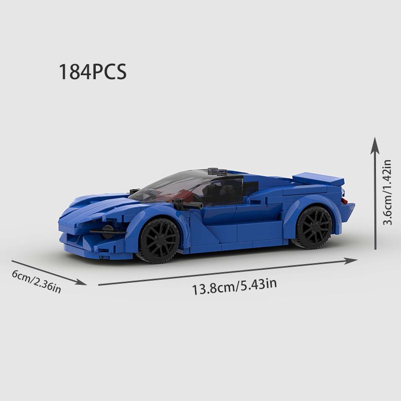 Speed MOC Famous Supercar Racing Sports Classical Cars City Vehicle Racer Building Blocks Brick Sets  Kids Toys 765lt