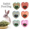 Capacity Rabbit Feeding Bag Hanging Feeding Dispenser Container Grass Feeding Bag  Hamster