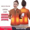 Smart Heated USB-Charging Cotton Jacket: Self-Heating, Constant Temperature, Cold Protection, Black Tech, Warm Winter Wear