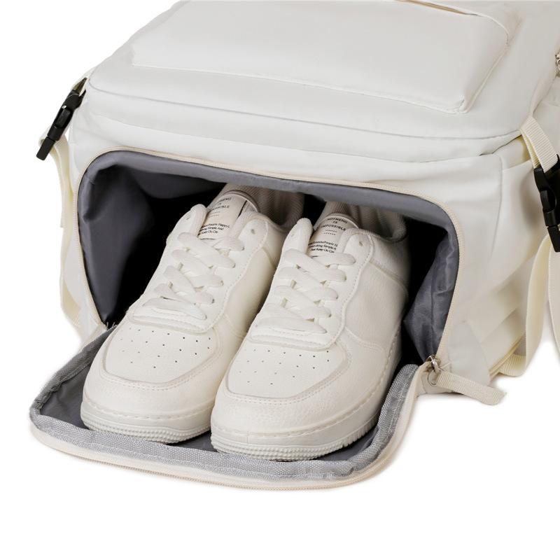 Schoolbag new simple large-capacity backpack female travel business trip with shoe compartment backpack commuter document laptop bag