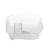 Stable Reptile Feeding Box with Basking Platform High Transparency Turtle Breeding Box with Rest Diving Crawling Incubation Area Aquarium Supplies