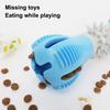 Dog Treat Dispenser Chew Toy Bite Resistant Puppy Food Leakage Feeder Toy Pet Dumbbell Teething Cleaning Interactive Enrichment Toy