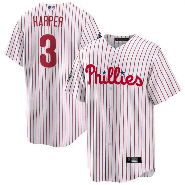 Izšūts Philadelphia Phillies Nr. 3 Harper