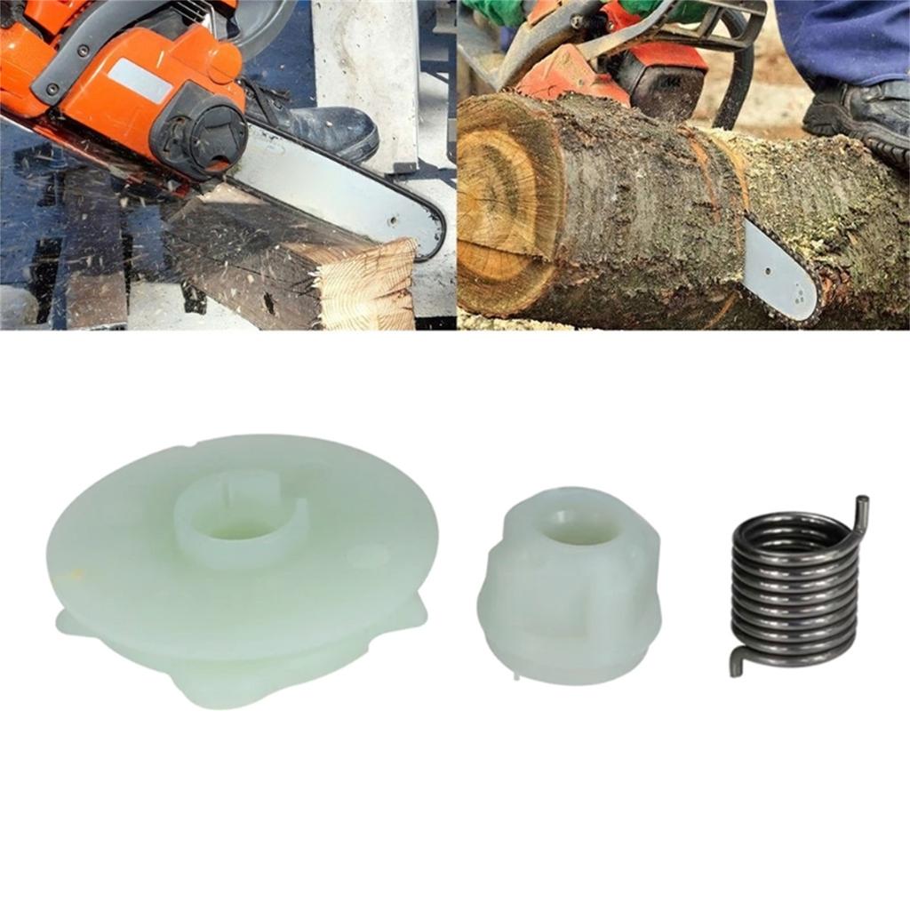 Durable Starter Rope Kit Reliable Recoil Starter Pulley Spring Hub Long Lasting Chainsaws Accessories for HUS137 236