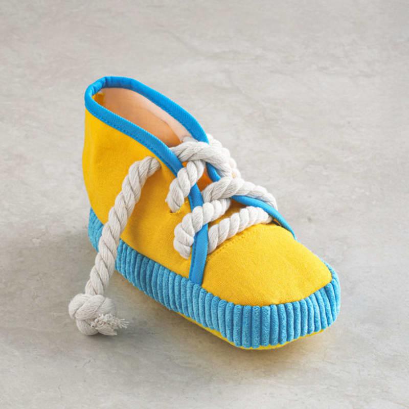 

[Pet] Sneakers-Shaped Plush Toy Yellow