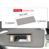 High Quality Grey Slatted Sun Visor Vanity Mirror Cover for Volvo S60L 2014-2019 | Auto Interior Part OE 39822685