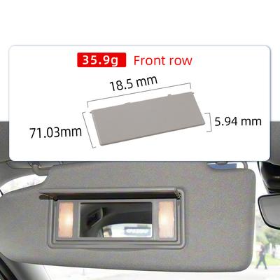 Housse de miroir de courtoisie pour pare-soleil à lamelles grises de haute qualité pour Volvo S60L 2014-2019 | Pièce d'intérieur automobile OE 39822685