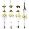 D5 Retro Wind Chimes Copper Wind Bell Hanging Pendants Garden Decorations Outdoor Oriental Lucky Pendants Home Room Decor Items