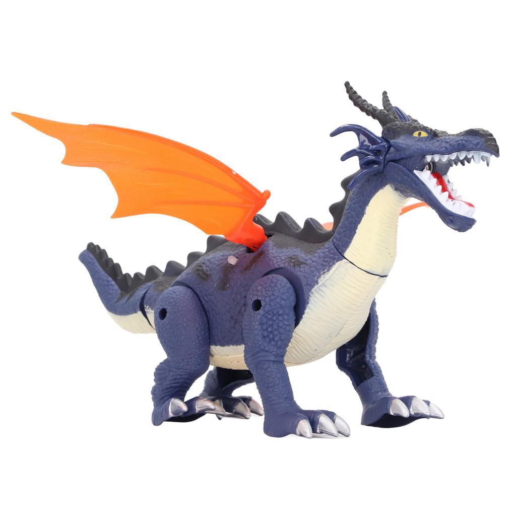 Electric Walking Dinosaur Toy Kid Home Funny Sound Light Dragon Toy with Simulated Flame Spray