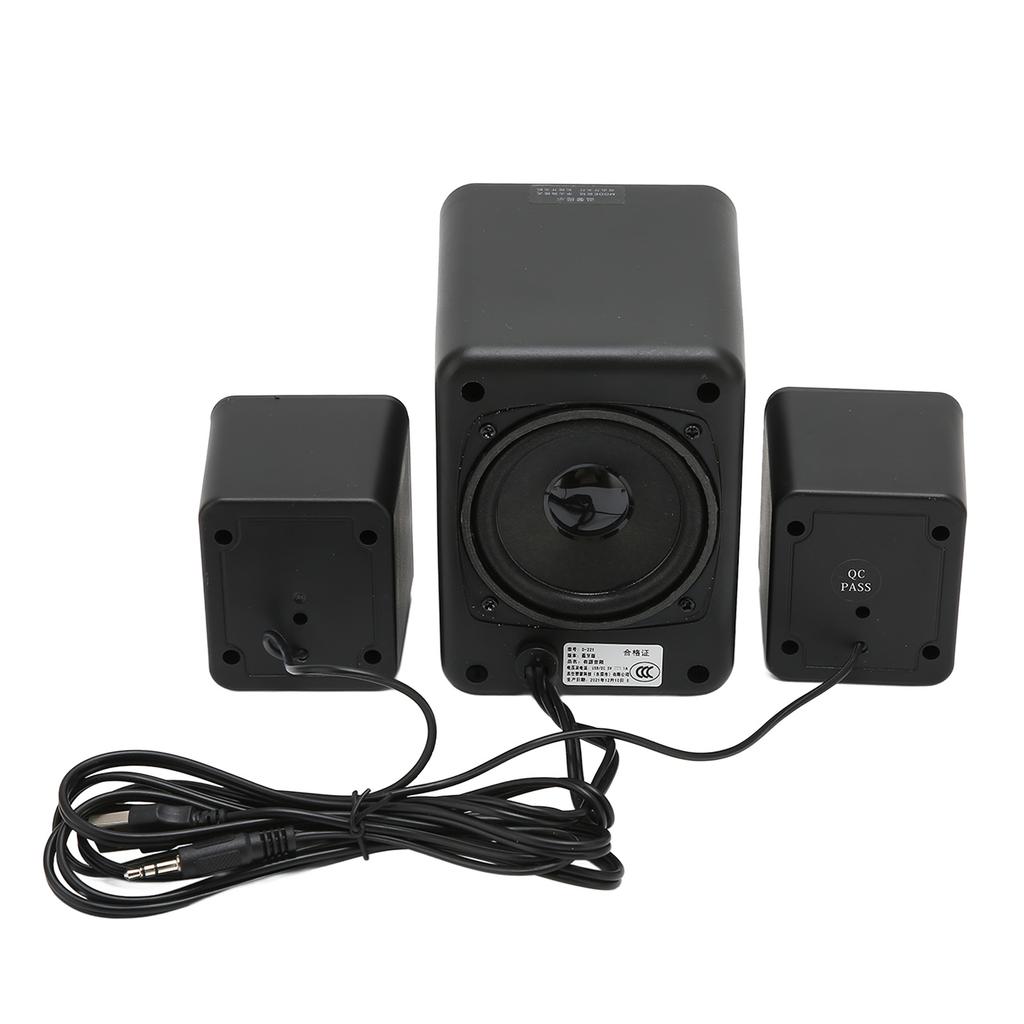 D‑221   Computer Speaker   Bass 2.1 Channel   Desktop Speaker for Wedding Party