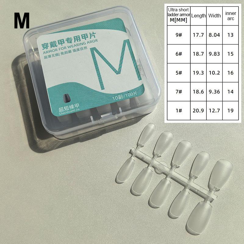 100pcs Short Almond Frosted Clear Fake Nails Perfect For Nail Design And Salon Extensions Perfect For Dating And Everyday Wear