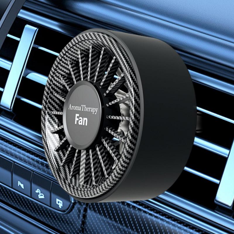 Car Vent Fan USB Car Fan For Air Vent Portable Cooler Device With Colorful Light Scent Decoration For Truck RV Van Room Home