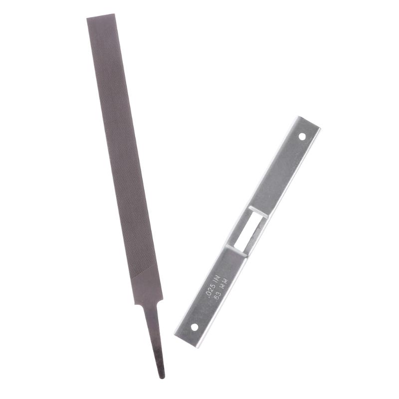 A0KF Chainsaw Lawn Mower Depth Gauge Steel Flat File Sharpening Tool Kit Guide Tester