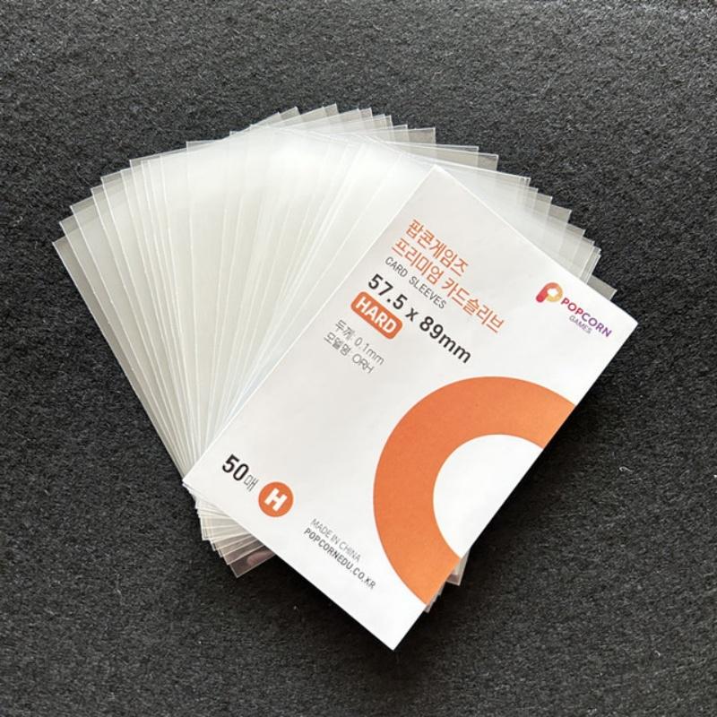 50Pcs Ultra Clear Korea Kpop Card Sleeves Acid Free Cpp Card Cover 3Inch Pocard Holographic Guard Film Album Popcorn Card
