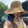 Women's Wide Brim Straw Hat 2026 Summer New Style Foldable Sun Protection  Sun Hat for Travel Beach Fisherman Cap