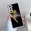 Cute Mom Queen Princess Case For Samsung Galaxy S22 S20 FE S21 Plus S10 S9 Note 20 9 10 Lite Transparent Soft Phone Cover