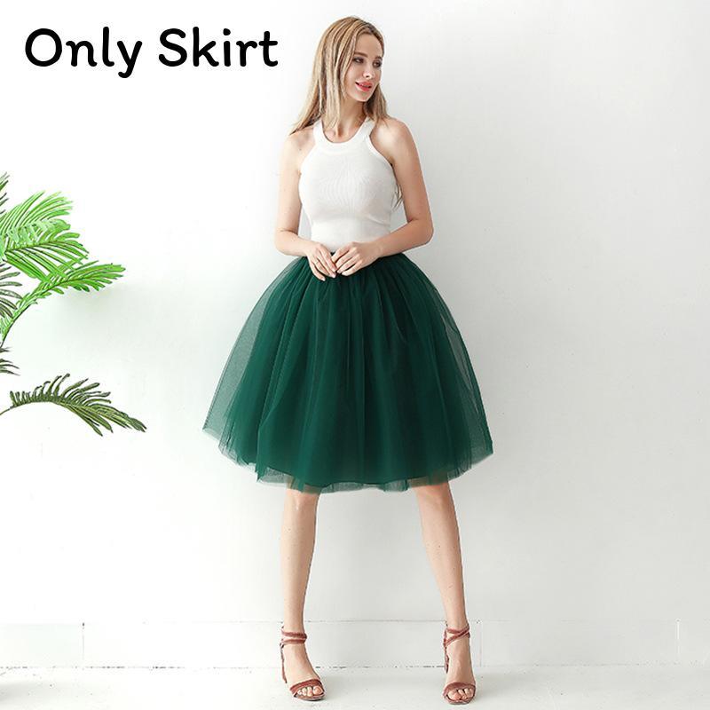 Gothic Tulle Skirt For Women With High Elastic Waist And Puff Design For Streetwear Style
