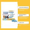 Washing Machine Cleaner Tablets 12 Pieces Efficient Cleaning Removes Residue Odor and Pet Hair Safe for Front and Top Load Washers