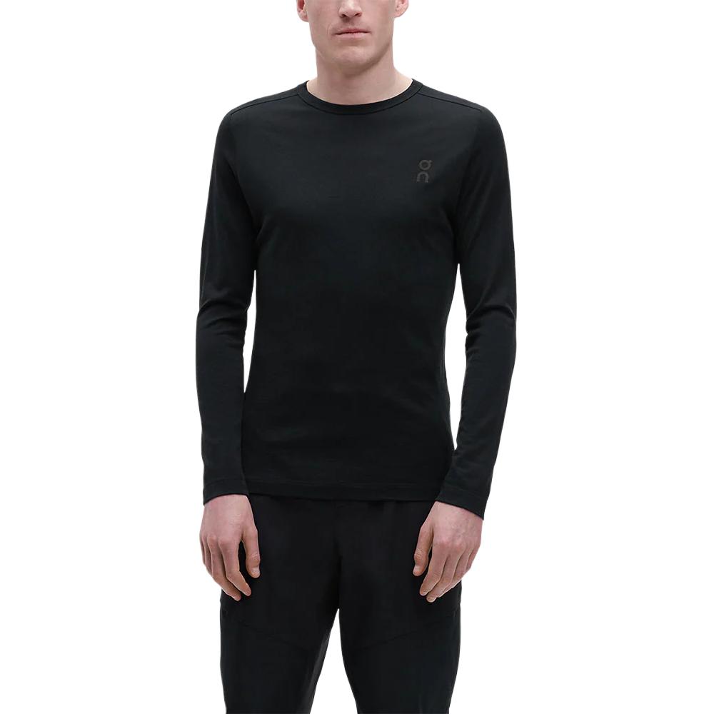 

Футболка с дышащим рукавом из мериноса Lg, мужские топы, черная 19300738 XL
