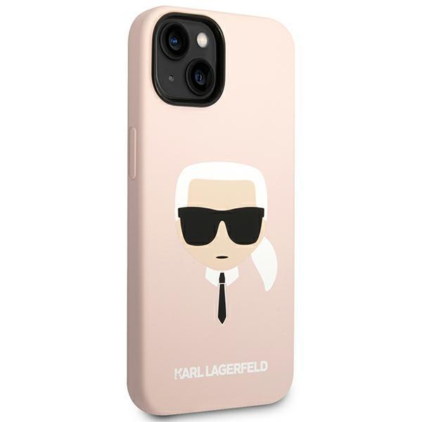 Etui do iPhone 14 Plus Karl Lagerfeld MagSafe Jasnoróżowe