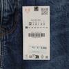 Unused ZARA Tapered Denim Pants 32 Wash Blue Jeans Women Used