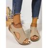 Women's Summer New Large-size Sandals Car Stitched Breathable Sandals