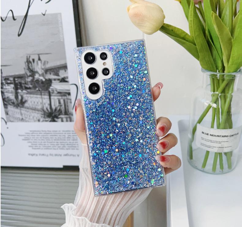 2025 Fashion Girls Phone Case for Samsung Galaxy A55 A15 A05 A34 A54 A35 S24 Ultra Glitter Bling Clear Soft Mobile Phone Cases