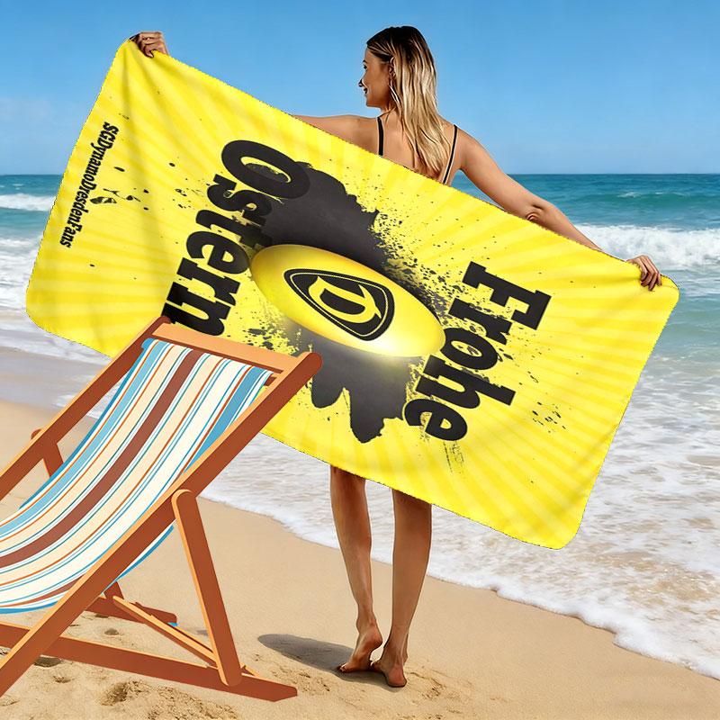 BFC Pride Print Beach Towel, Large Soft Quick Dry Towel for Beach Camping Swimming