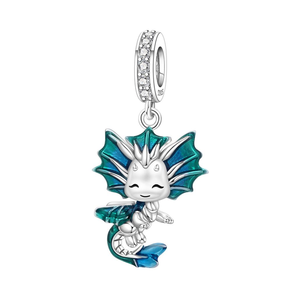 Orstarry 925 Silver Sausage Dog Animal Beads Original Pendants Bracelet Charm Jewelry Party DIY Trendy Gifts