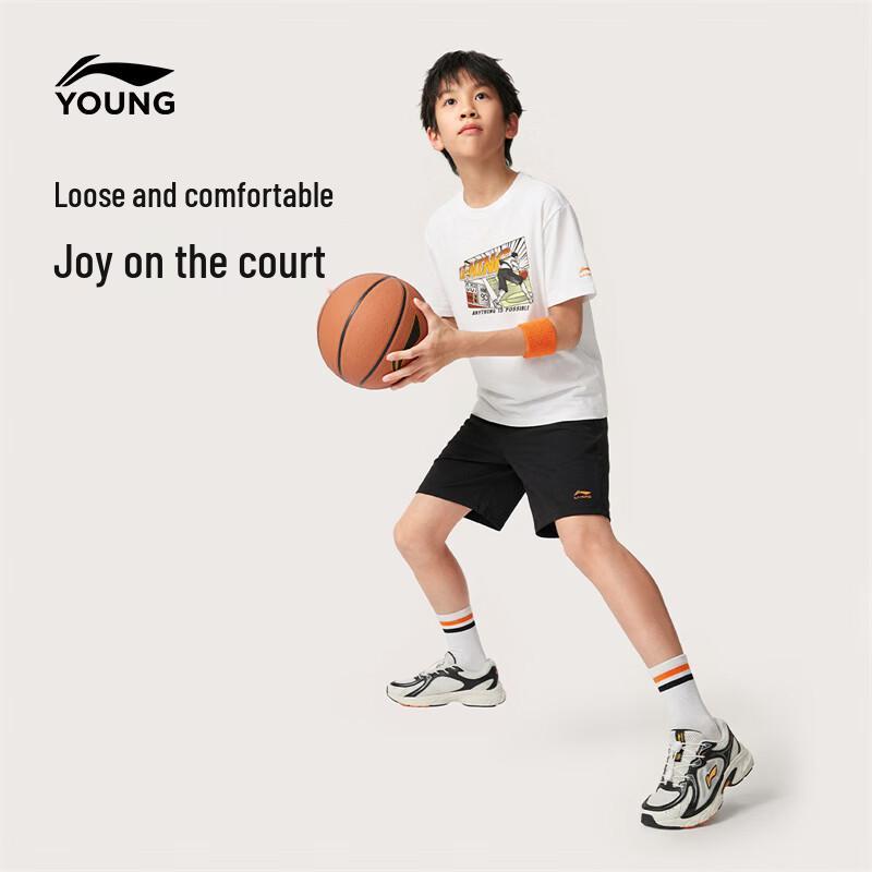 Li-Ning Kids  Short Sleeve T-Shirt & Shorts Sport Set 160