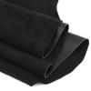 Black cowhide leather lychee pattern soft bag sofa head layer cowhide fabric leather fabric whole piece leather fabric