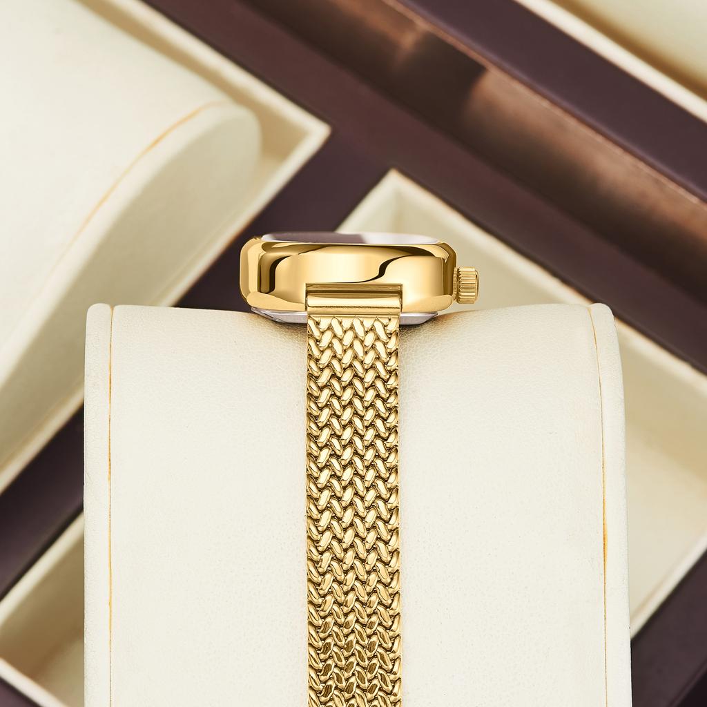 Stylish Minimalist Ladies’ Bracelet Watch: An Elegant Water-Resistant Quartz Timepiece Perfect as a Gift Reloj Mujer Montre